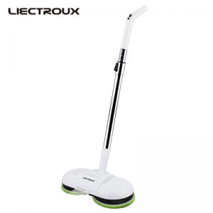 LIECTROUX ممسحة كهربائية لاسلكية مزدوجة الدوران مع رذاذ الماء ووظيفة رذاذ الشمع ، التطهير اللاسلكي والروبوتF528A
